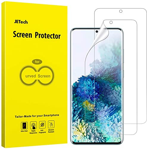 JETech Schutzfolie für Samsung Galaxy S20 Plus 5G 6,7 Zoll, HD Klarheit Flexibler TPU Folie, Fall Freundlich, 2 Stück