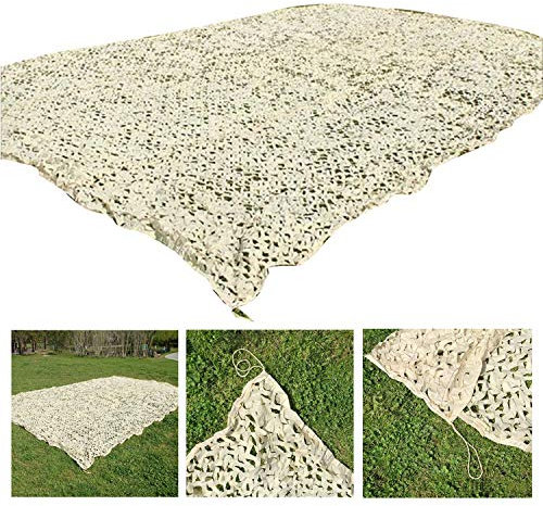Toldos Terraza 6x4m, Red Sombra de Jardín Malla de Camuflaje Militar Beige Toldos Laterales Exterior Tela Velas Red Camuflaje para Sombrilla Jardín Decoración Aire Libre Coche Techo Fotogra 8m 10m