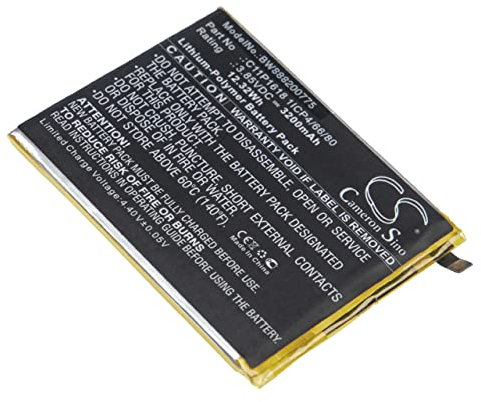 vhbw batteria compatibile con Asus ZenFone ZE554KL, 4 smartphone cellulare (3200mAh, 3,85V, Li-Poly)