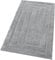 emmevi Tappeto Bagno Puro Cotone Elegante Morbido Scendiletto Antiscivolo Lavabile 60x135 Cm Grigio