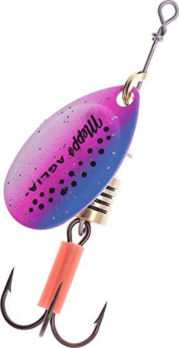 Mepps Cuiller Tournante A Palette Ovale Aglia Rainbow Trout N°0-2,5G - Truite Arc en Ciel