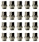 UKB4C Set of 20 Replacement Wheel Nuts M12 x 1.5 With Washer Alloy Wheels Only