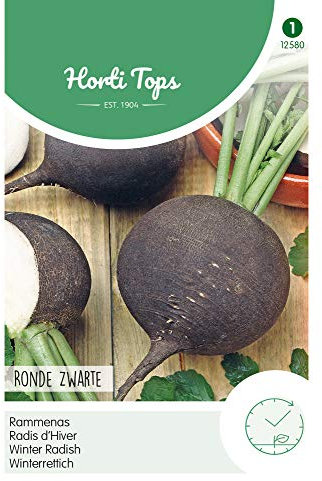 Hortitops 12580 Ravanello invernale rotondo nero (semi di rafano)