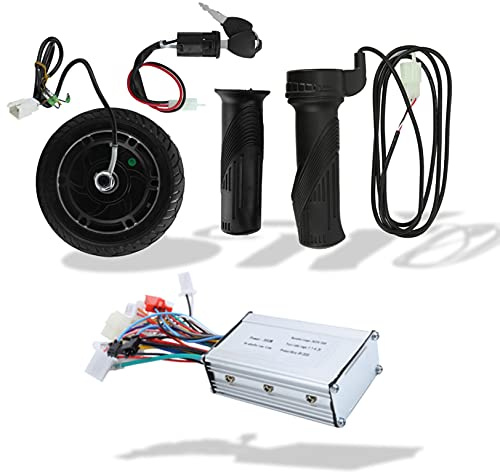 Hub Wheel Motor Kit ,High Reliability 8 inch DIY Electric Scooter Conversion Set , Wheel Brushless Hub Motor , with Controller 8in Electric Scooter Conversion Kit , for Electric Scooter