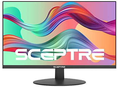Sceptre IPS 27 LED Gaming Monitor 1920 x 1080p 75Hz 99% sRGB 320 Lux HDMI x2 VGA Build-in Speakers, FPS-RTS Machine Black (E278W-FPT series)
