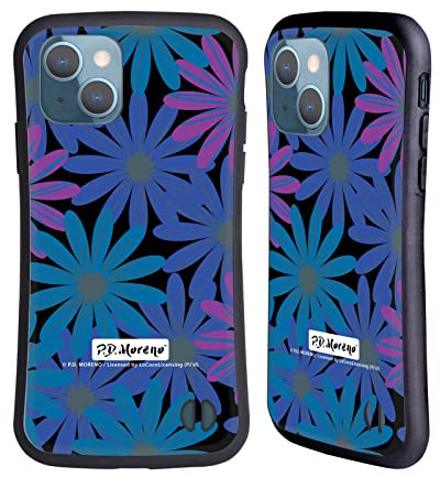 Head Case Designs Licenza Ufficiale P.D. Moreno Margherite di Mezzanotte Modelli Custodia Cover Ibrida Compatibile con Apple iPhone 13