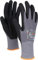 OX-ON FLEXIBLE SUPREME 1600 Arbeitshandschuhe Gr.7 I 12 Paar atmungsaktive Schutzhandschuhe mit Nitrilbeschichtung I Graue Mechanikerhandschuhe mit hohem Tastgefühl & Grip I EN Zertifizierung