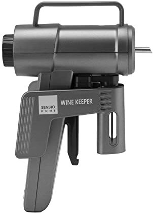 SENSIOHOME Sensio Home Wine Keeper Wine Preservation System Keeps Wine Fresh up to 5 Weeks with 3 Reusable Bottle Caps No Gas Required Ultimate Wine Gift