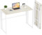 Ulifance Folding Computer Desk for Home Office No-Assembly Writing Study Desk Beige