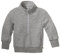 Disana Troyer, Leichter Sweater mit Reißverschluss | 100% Bio-Merinowolle GOTS, IVN Best | Baby Kleinkind Kind Unisex | Made in Germany | Grau Gr. 110-116