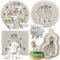 MYPRACS Lot De 4 Moules En Silicone 3D En Forme De Mouton Fleur De Chèvre Herbe Fondant Pour Décoration De Gâteaux Cupcakes Bonbons Chocolat Pâte À Gomme