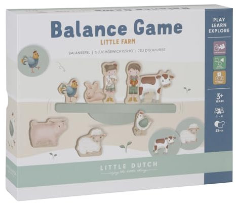 Little Dutch 7157 FSC Holz Gleichgewichtsspiel - Little Farm
