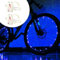 Luces LED para rueda de bicicleta, luces impermeables para radios de bicicleta, ultra brillantes, paquete de 2 neumáticos (azul)