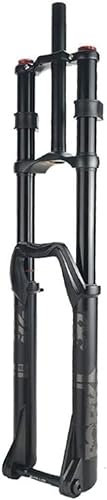 Forcella Ammortizzata per Mountain Bike da Discesa 26 27,5 29 Pollici DH MTB Forcella da Viaggio 160 mm Forcella pneumatica Regolazione Estensione Doppia Spalla Forcella Anteriore Perno Pass