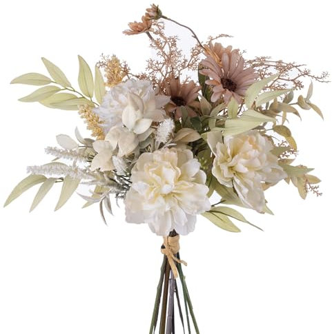 YELIKIT Flores artificiales, plantas artificiales, flores decorativas, hortensias, seda, arreglos para el hogar, ramo de flores, boda, jardín, cocina, festival, decoración