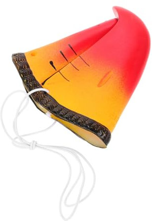 RORPOIR Papagei Nasenmaske Vinyl Tierkostüm Simulation Tiernase Faschings-requisit Party-accessoire Anziehfigur Vogel-attrappe Cosplay-requisit