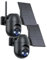 Camara Vigilancia WiFi Exterior Solar: 2K Camaras de Vigilancia sin Cables - 360° Alarmas para Casa Camara 360° Detección Humana Pir Visión Nocturna Color IP66
