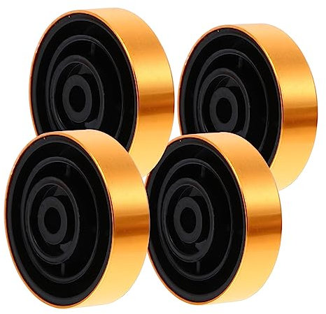 Angoily Anti Vibrations Füße Aus Für HiFi Lautsprecher Und Verstärker Durchmesser Höhe Vibrationsdämpfende Basis Pads Universell Einsetzbar