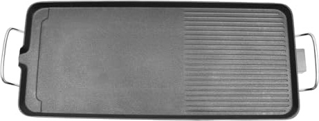 CzyuRachel Elektrischer Tischgrill, 1500W Teppanyaki Grillplatte Elektrisch mit Antihaftbeschichtung, Plancha Teppanyaki Grillplatte, Grillspaß für bis zu 6 Personen, 68 x 28cm