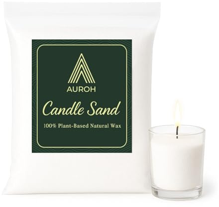 Candle Sand 1kg - Pearled Candle Wax Refill, Self-Melting Granules, Auroh | Self-melting candle wax refill. Pour into any jar, add a wick, light. No melting pot, double boiler or equipment needed.