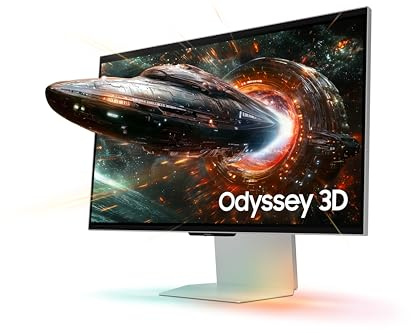 Samsung 27'' G90XF Gaming Monitor - 4K, 165Hz, Glasses-free Odyssey 3D Hub, 1ms(GtG), AMD FreeSync Premium LS27FG900XUXXU (Renewed)