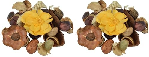 Homéa, Pot-Pourri 110G Essentiel Parfum Vanille (Lot de 2)