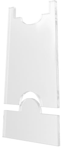 SHINEOFI 1 Satz Couchstopper aus Transparentem Acryl Brandschutz Wandabstandshalter für Sofas und Betten bis 7,1cm Breite Möbelrutschstopper und Lückenfüller für Wand und Möbelschutz