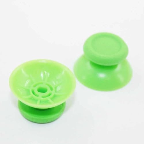 Ersatz Thumbsticks (2 Pack) für PS4 Controller, Analog Stick Caps Ersatz Joysticks, Mehrere Farben erhältlich, Kompatibel mit PlayStation 4 Controllern (Grün)