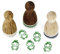 Stemplino® Ministempel - Motiv: Frosch mit Krone - 12mm Durchmesser - Holzstempel Kinder Stempel Bullet Journal Stempel mit Frosch