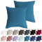 MOHAP Lot de 2- Taies d'oreiller 65x65cm Lac Bleu Housse d'oreiller avec Une Fermeture Eclair en Microfibre