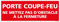 Signalétique.biz France - Panneau - Porte Coupe-Feu Ne Mettez Pas d'Obstacle à la Fermeture - Plastique rigide PVC 1,5 mm - Dimensions 210 x 75 mm - Protection Anti-UV