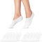 10 Paar Füßlinge Damen Herren No Show Sneaker Socken Baumwolle Weiß 39-42 (16805)