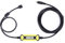 Fafeicy USB-SC09-FX 2.5 metros Cable de programación, para FX1S/1N/2N/3U FX Series PLC, USB a 8 pines redondos Interfaz, Indicador LED incorporado, con un anillo magnético