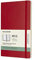 Moleskine - 18-Monats Wochenplaner/Terminplaner, Terminkalender 2021/2022, Wochennotizbuch mit Softcover und elastischem Verschluss, Format Large/A5 13 x 21 cm, Farbe Scharlachrot, 208 Seiten