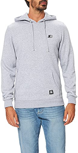 STARTER BLACK LABEL Herren Starter Essential Hoody Heather Grey, M