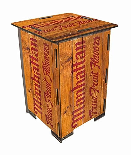 Werkhaus SH 8297 Photohocker Holzkiste Manhattan Braun ca. 29,5 x 42 x 29,5 cm Sitzhocker Holzhocker