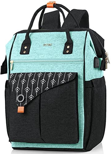 RJEU Rucksack Damen, Schulrucksack Mädchen, Rucksack mit einem USB-Ladeanschluss von 15,6 Zoll, Rucksack Geschenke für Frauen für Valentinstag, Muttertag, Geburtstag für Mutter, Schwester, Ehefrau