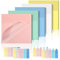 650 Blätter Transparente Haftnotizen, Transparent Sticky Notes, Pastell Notizzettel, Wasserfest Clear Sticky Notes, Wiederbeschreibbar Durchsichtige für Schulsachen, Schule, Büro, Hause