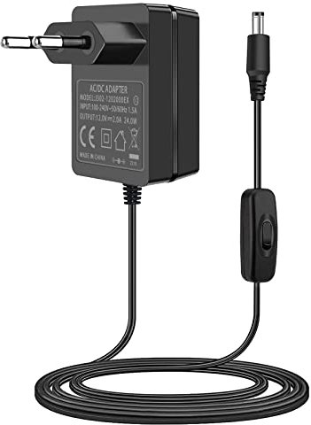 12V 2A Netzteil für Yamaha Keyboard AC Power Adapter für PA-130a PA-130b PA-150b P45 PA-3b PA-3c PA-5d PSR-210 PSR-78 P125 E373 EZ-220 EZ-300 Electronic Piano Power Cord.