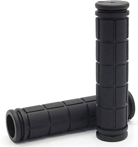 1 Paar Schwarz Fahrradgriffe Ergonomisch für Kinder, Lenkergriffe Fahrrad Griffe Rutschfester Weichem Gummi Lenker Griff für MTB Mountainbike Handgriffe