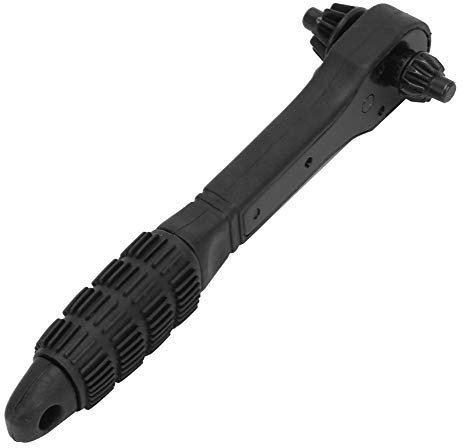 Drill Chuck Key Wrench, 2 in 1 Function Double Head Dual Use Chuck Drill Chuck Key Wrench Tool Accessories, 2 in 1 Drill Chuck Ratchet Spanner for Drill Press Clamping Tool