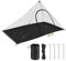 EFUTURETIME Groß Moskitonetz Camping, 240x140x110cm, Mückennetz Outdoor, Leicht Moskitonetz Reise, Moskitozelt mit Reißverschluss für Tour, Wanderung, Zeltdach-Schwarz