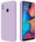 GiiYoon Hülle Kompatibel mit Samsung Galaxy A20E, Hochwertiges Liquid Silicone Case, Rundumschutz Handyhülle, Kratzfestes Weiches Mikrofaserfutter- Lila