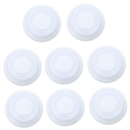 ifundom 8st Auslaufsicherer Verschluss Für Babyflaschen Weithals-flaschenverschlüsse Aufsätze Für Babymilchflaschen Flaschenverschlüsse Für Babymilch Startseite Pp Weiß Muttermilch