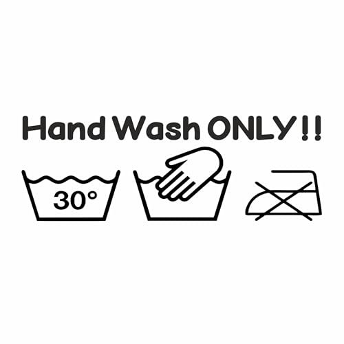 Aufkleber Hand Wash Only 17 x 6 cm Auto Sticker Motorrad Auto Style Wohnmobil PKW - viele Farben