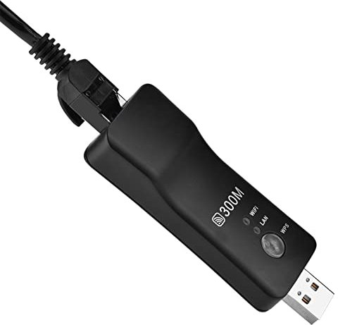 Mini WiFi Range Extender, USB Wireless Network Repeater WiFi Booster Signal Amplificateur avec Port RJ45, pour la Tablette de Téléphone Mobile pour Ordinateur Portable