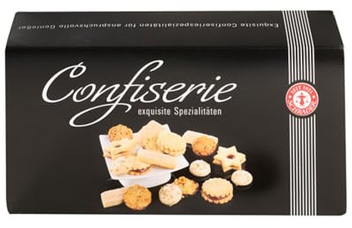 Schrader | Tee Gebäckmischung | knusprige fruchtige Gebäcke für die Teezeit | mit Johannisbeere Ingwer Orange Anis Doppelkeks Zitrone Orange | 200 g