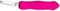 F.DICK Klauenmesser, Hufmesser EXPERT-GRIP 2K 2487 (rechts-kurz-schmal, extra scharfer Skalpell-Anschliff, 2K-Kunststoffgriff PINK) 62487500-76