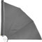 TecTake 800577 Brise-Vue rétractable, Éventail de Balcon, Design Discret et uni, avec Matériel de Montage - diverses Couleurs - (Anthracite | no. 402875)
