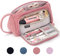Federmäppchen Federtaschen Teenager Mädchen Mäppchen, Große Kapazität Pencil Case für Schule & Büro Erwachsener Mädchen Geschenk, 21x11cm (Rosa #2)